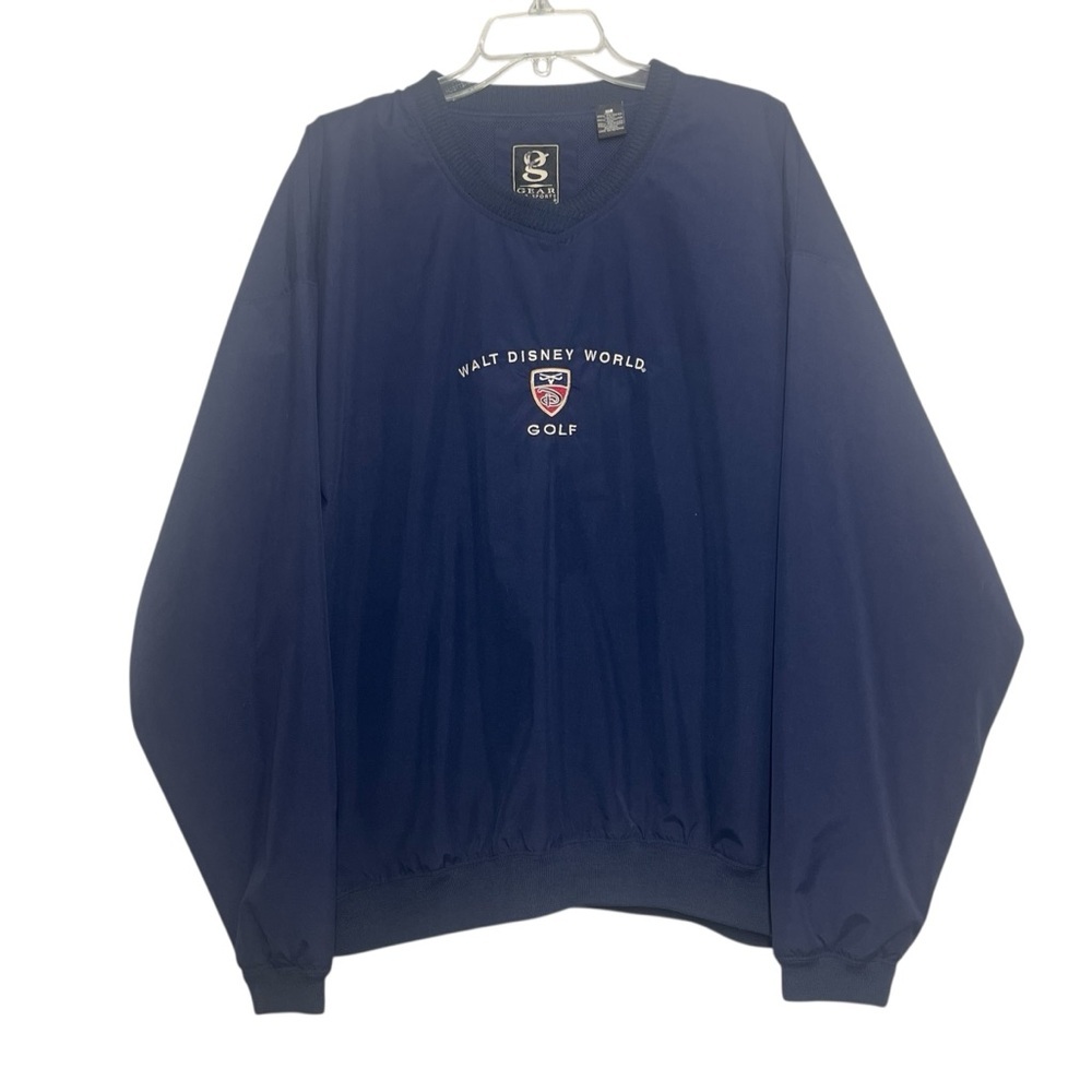 Vintage Walt Disney World Golf  Pullover Windbreaker Mens XL Gear for Sports